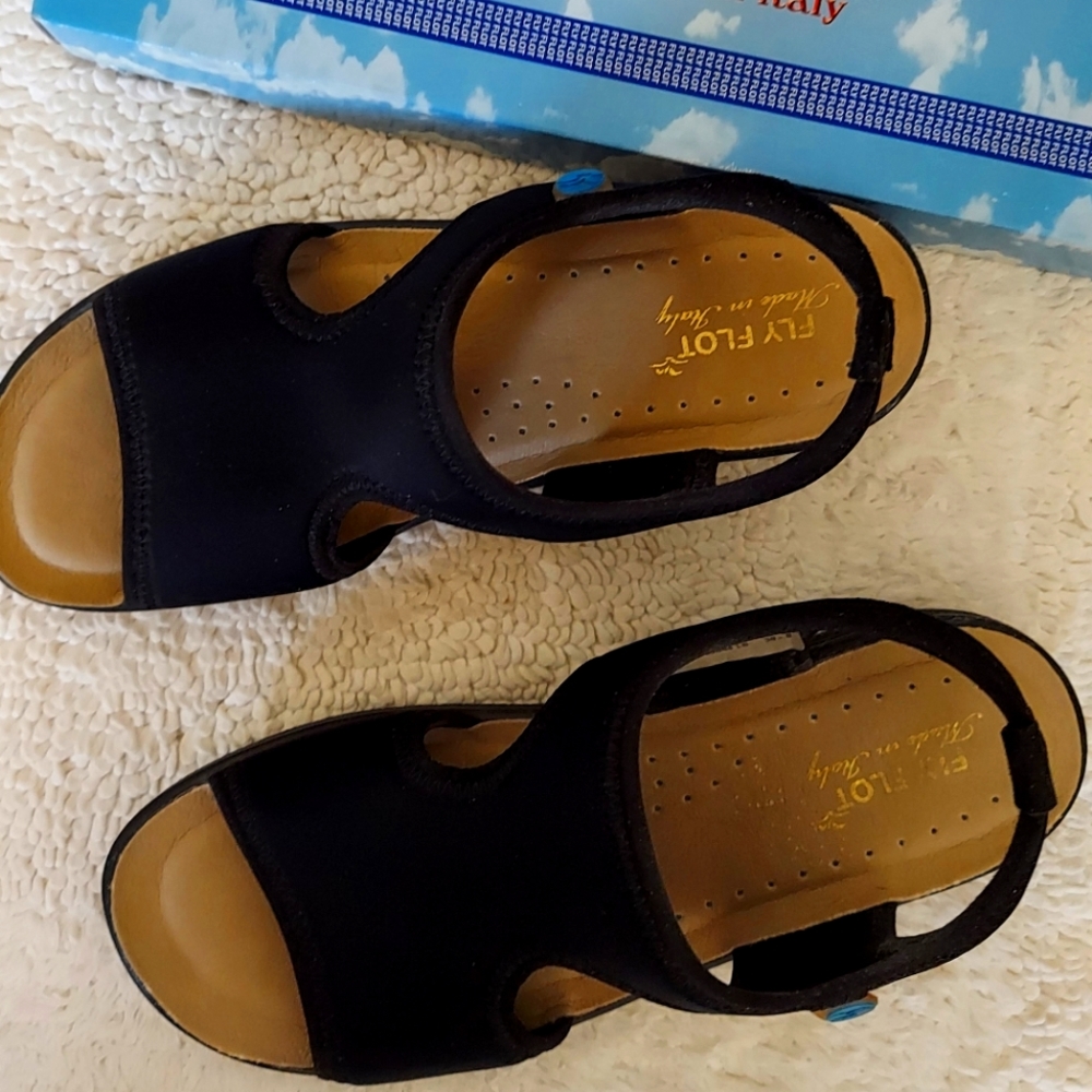 FLY FLOT COMFORT SANDALS BLACK 8